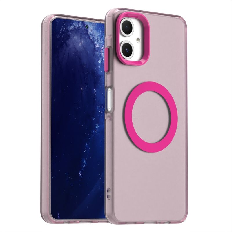 GENERICO - Carcasa para Samsung A05 Compatible Carga Magnética Mate - Rosa