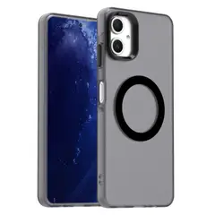 GENERICO - Carcasa para Samsung A05 Compatible Carga Magnética Mate - Negro