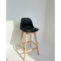 Taburete Tulip 65cms Negro