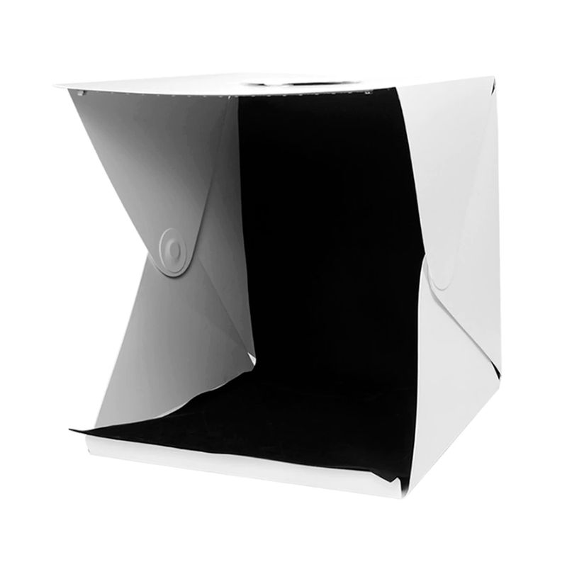GENERICO - Set De Fotos Portátil Caja De Fotografia Luz Led Fondos