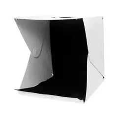 GENERICO - Set De Fotos Portátil Caja De Fotografia Luz Led Fondos