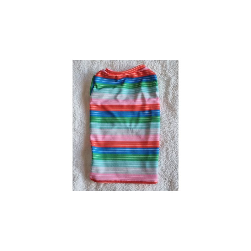 EL MUNDO DE EMMA - Polera mascota rayas talla XL