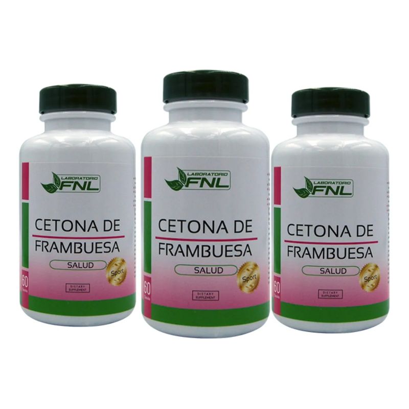 FNL - Cetona De Frambuesa Fnl 3x60 Caps.  Reductor