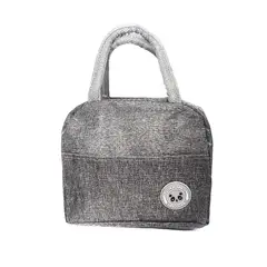 GENERICO - LONCHERA 22X18.5X12 GRIS X1UNI