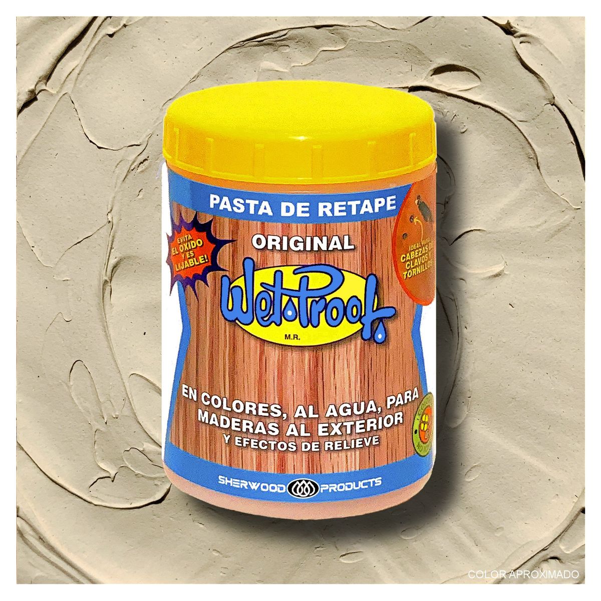 WETPROOF - PASTA DE RETAPE WET PROOF® PINO INSIGNE PARA MADERA EXTERIOR 1-2 KG
