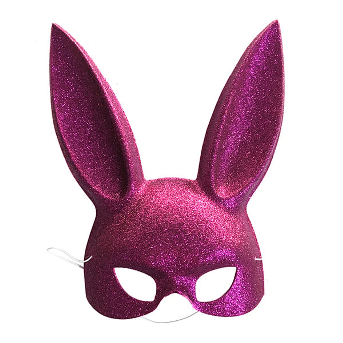 GENERICO - ANTIFAZ CONEJO GLITTER FUCSIA X3 UNI