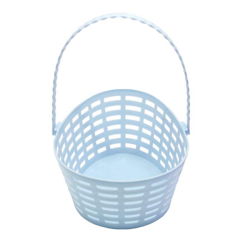 GENERICO - CANASTO PLASTICO HUEVITO 203X165X95CM PASTEL CELESTE X1UNI