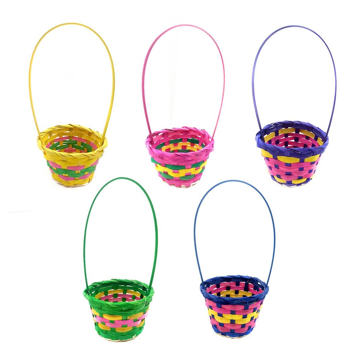 GENERICO - CANASTO BAMBOO RED MEDIANO X1 UNI 13CM