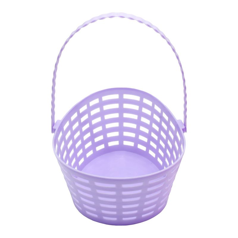GENERICO - CANASTO PLASTICO HUEVITO 203X165X95CM PASTEL MORADO X1UNI