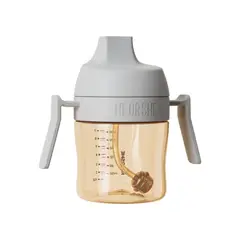 HEORSHE - Vaso Dental Care Sippy Cup 210 ml - Gris - 6+