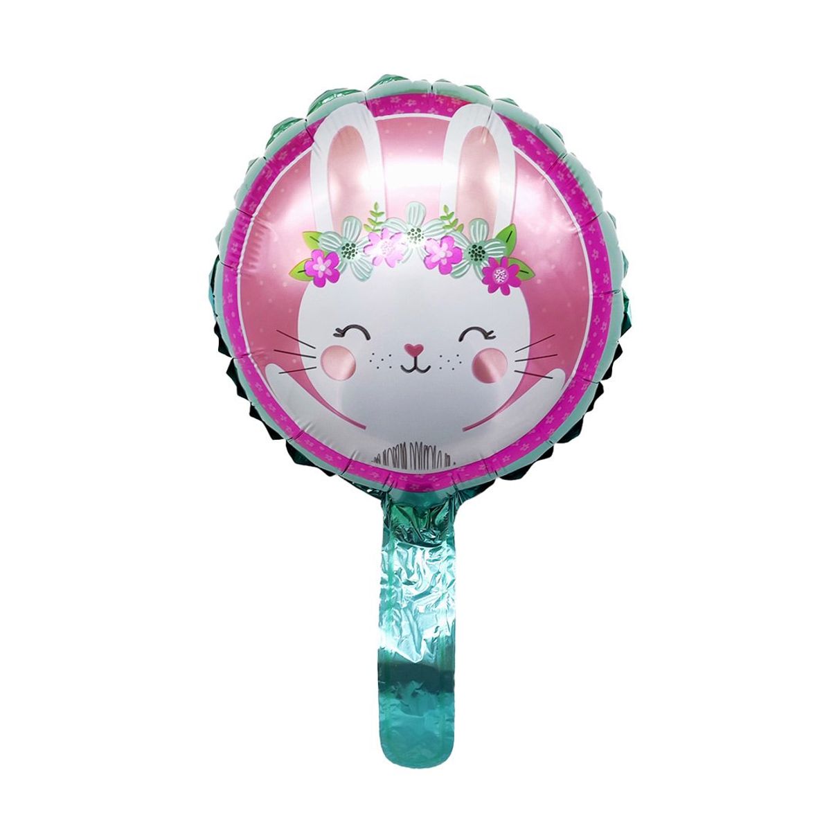 GENERICO - GLOBO METALICO 10 CONEJITO HAPPY X50 UNI