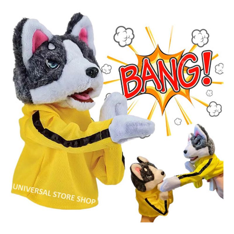 GENERICO - Perro Boxeador Con Sonido Peluche Kung Fu Boxeo Juguete Gato