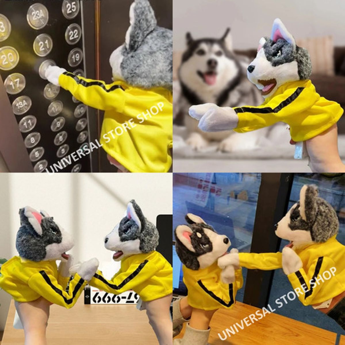 GENERICO - Perro Boxeador Con Sonido Peluche Kung Fu Boxeo Juguete Gato