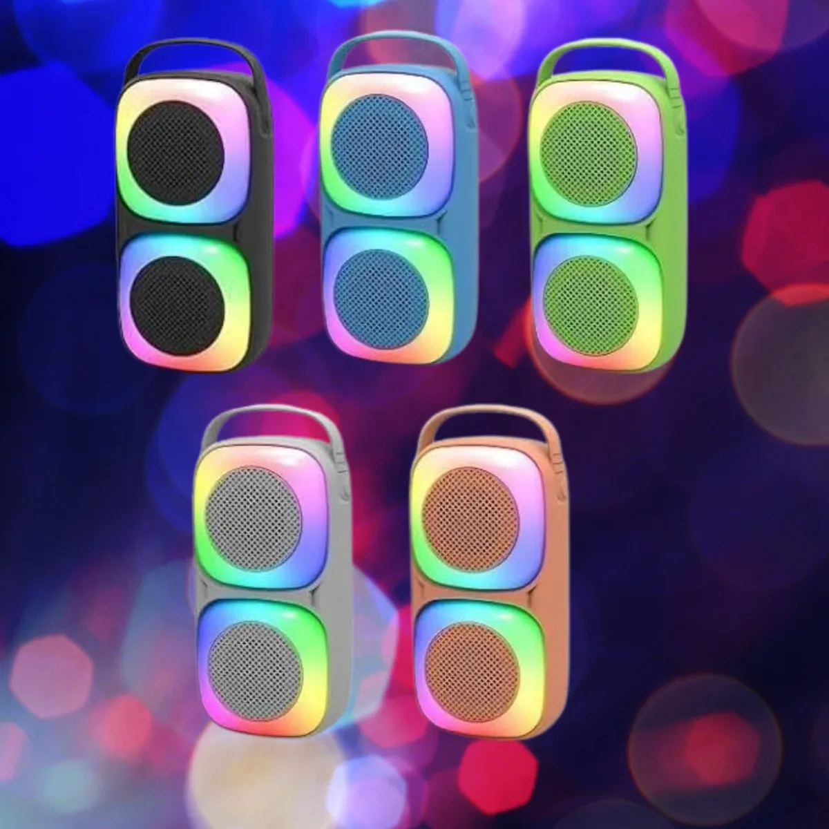 GENERICO - Mini Parlante Bluetooth Múltiples Colores