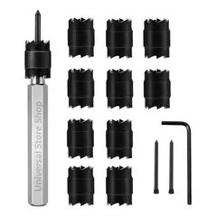 GENERICO - 13pzs Broca Remover Cortar Sacar Soldadura Sierra Acero Hss