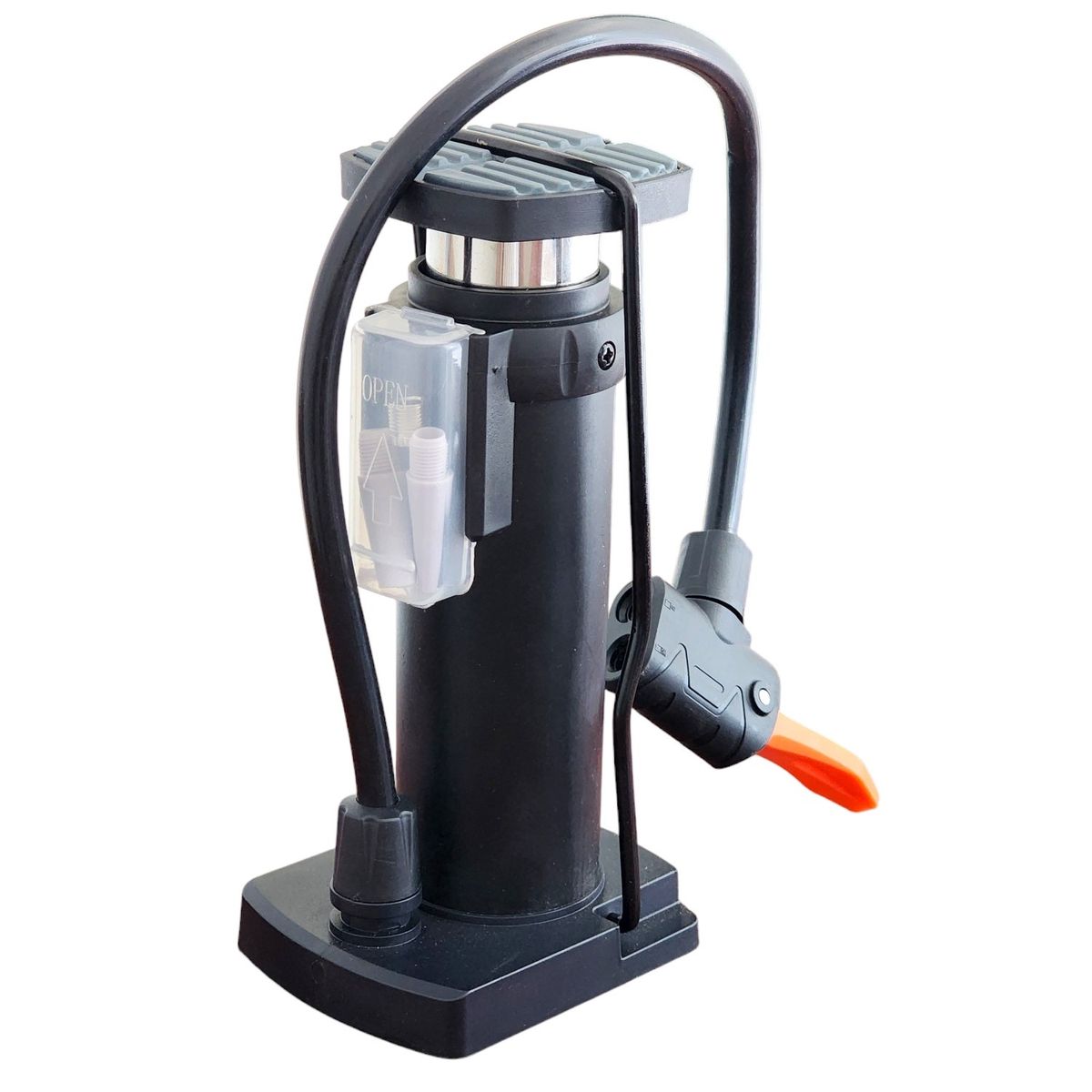 OEM - Inflador de Aire Bombín de Pie Pedal + Agujas 18187