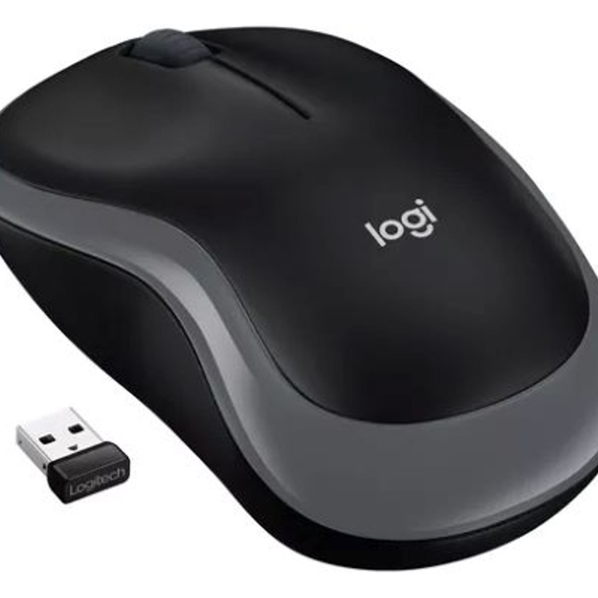 LOGITECH - Logitech M185 Wireless,  Mouse , 1000dpi, 3 Botones, Receptor USB, Color Gris