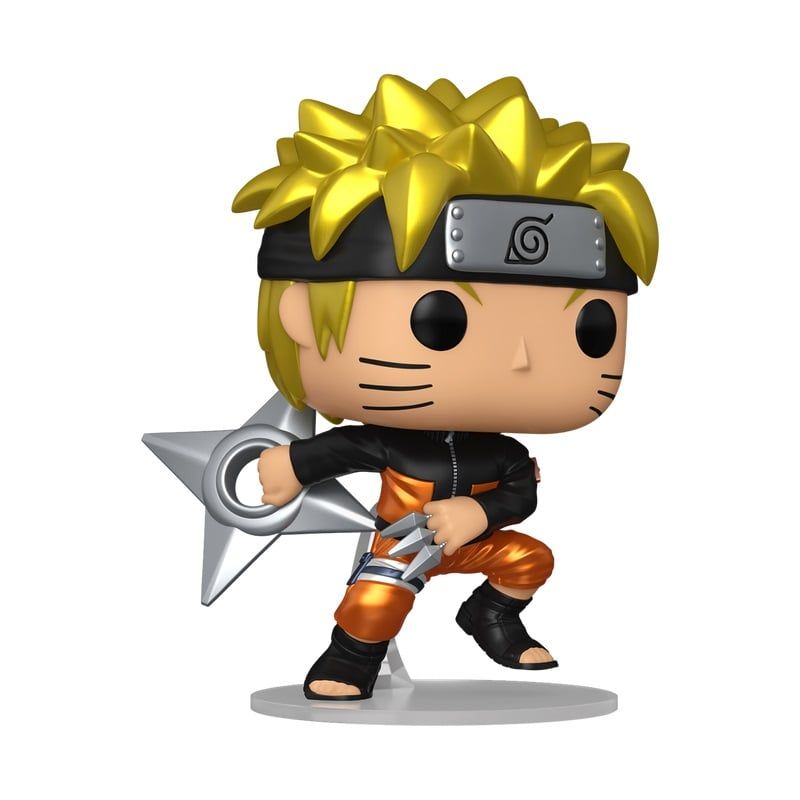 FUNKO - Funko Pop Naruto Chase Metalico Con Kunai y Shuriken 1843