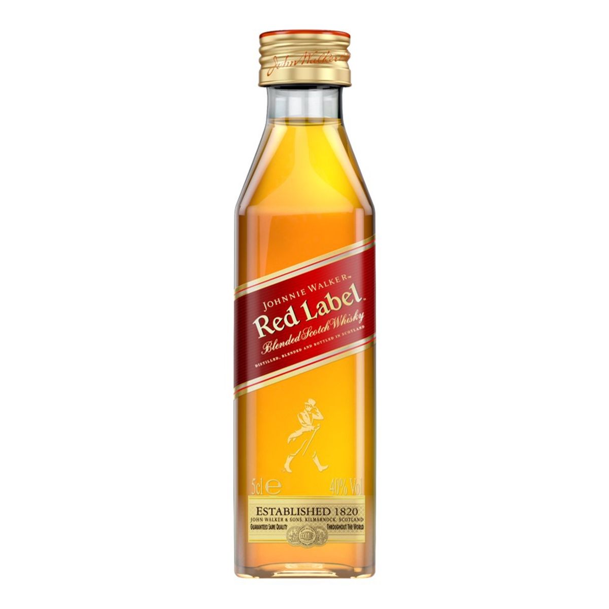 JOHNNIE WALKER - Pack 10 Miniaturas Whisky Johnnie Walker Red Label 50 ml