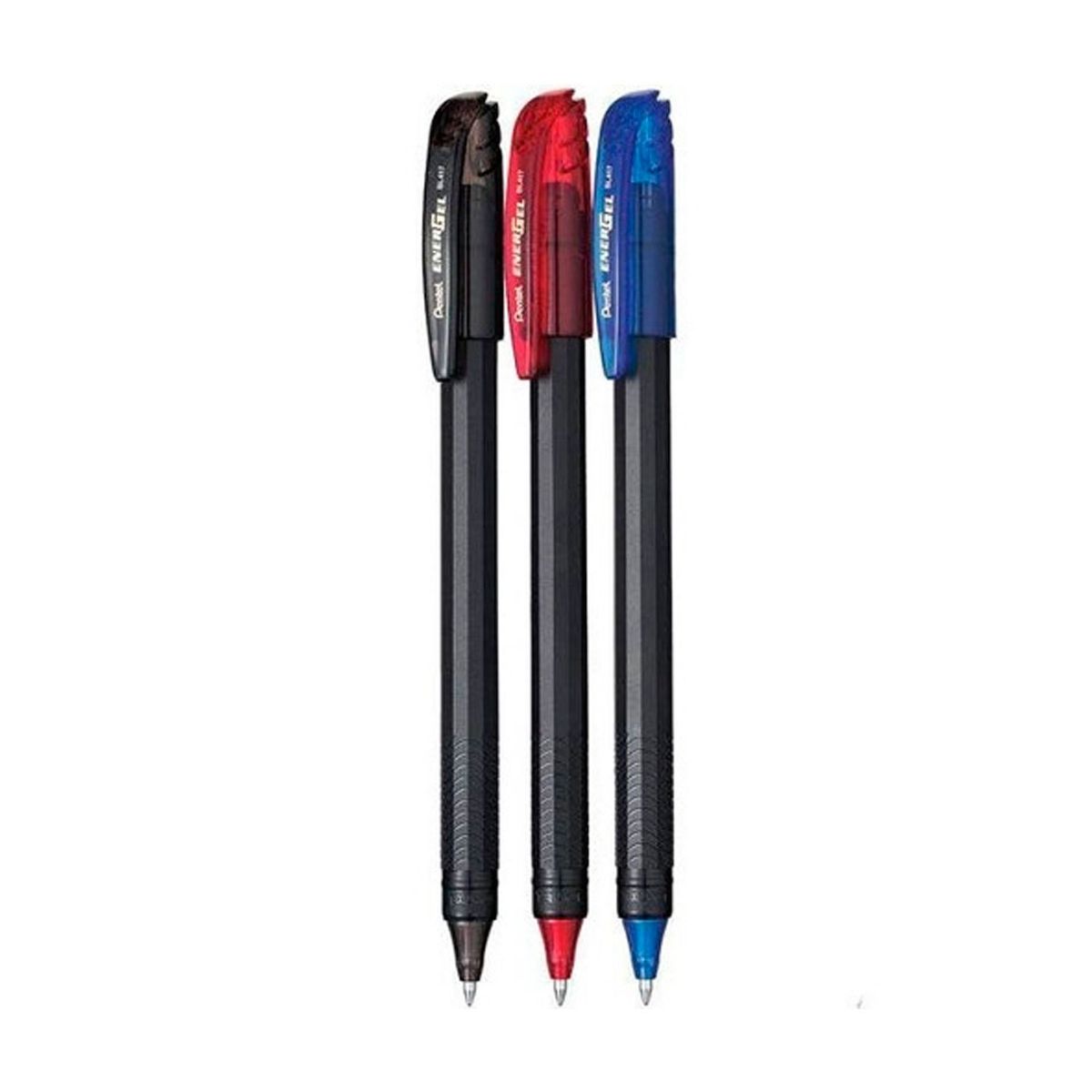 PENTEL - Lápiz Tinta Gel Roller Makkuro 0,7 Pentel 3 Unidades