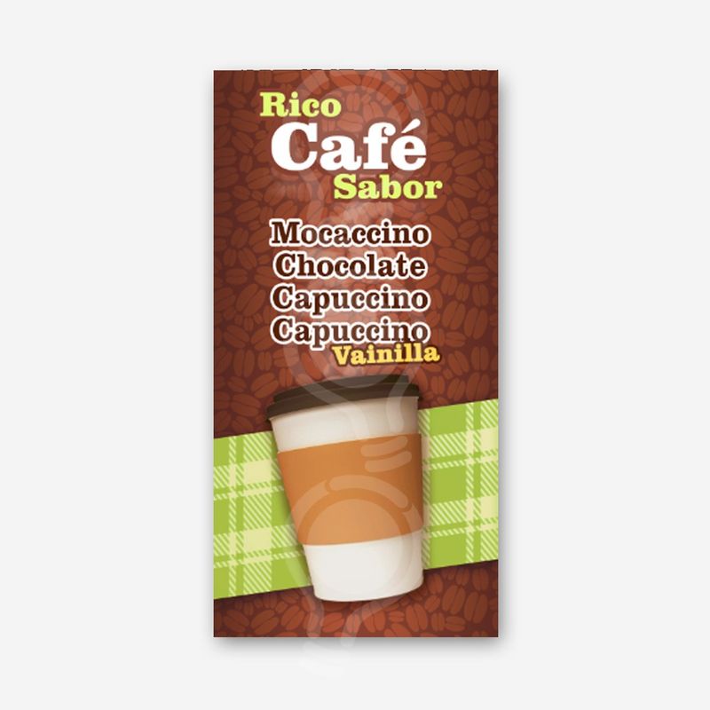GENERICO - Pendón Publicitario colgante Café Sabores M3