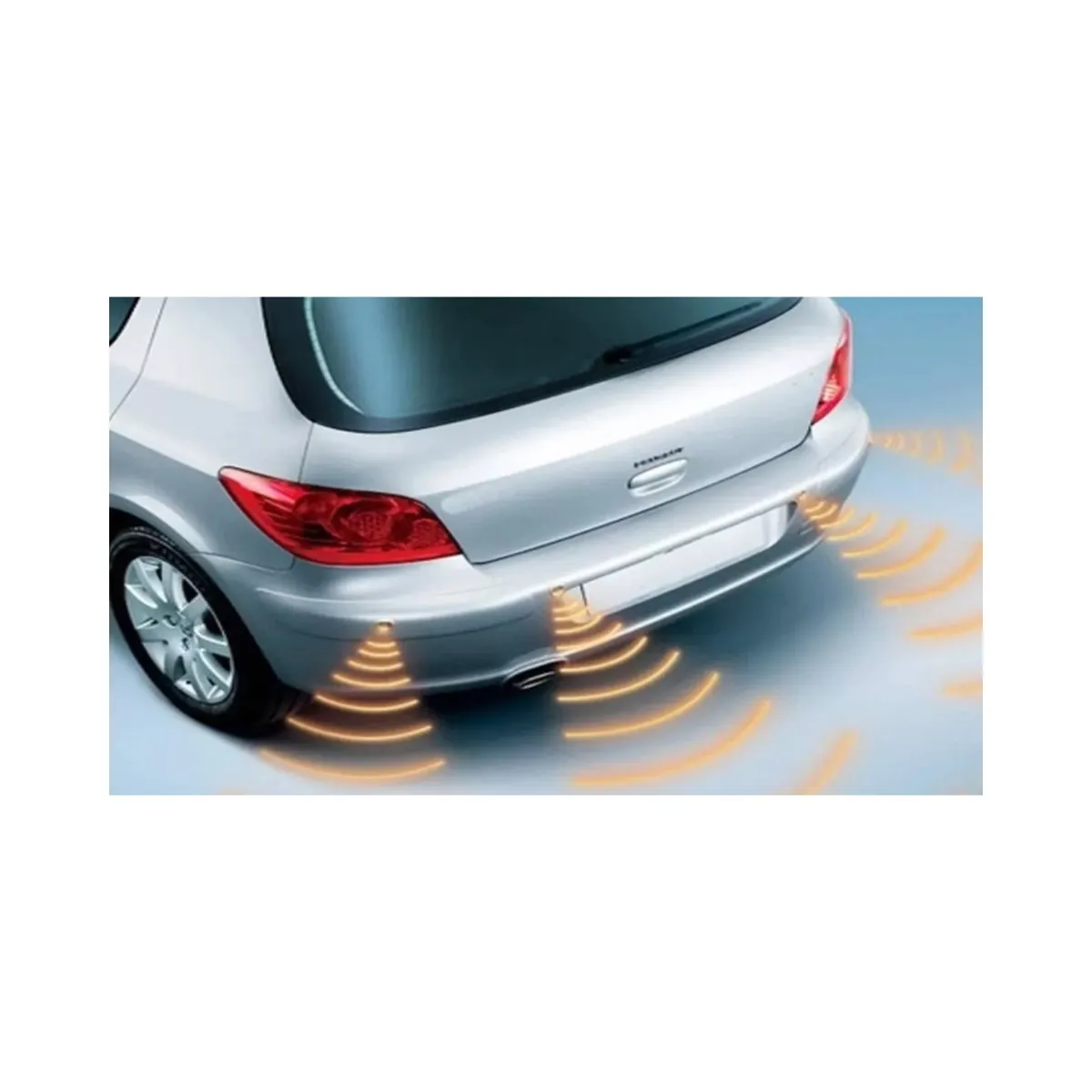 GENERICO - *Kit Sensor Retroceso Para Automóviles Set 4 Sensores Negro