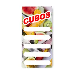 GENERICO - Pendón Publicitario colgante Helados Cubos M1 Precios 2