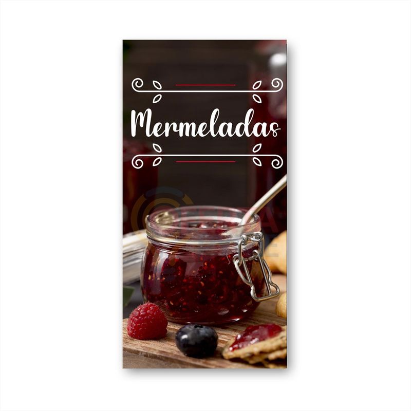 GENERICO - Pendón Publicitario colgante Mermelada