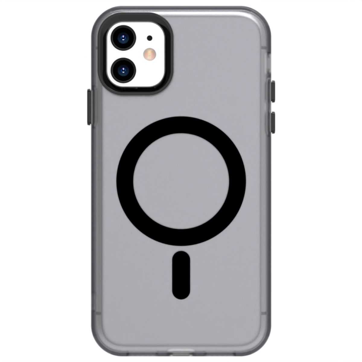 GENERICO - Carcasa para iPhone 12 Compatible Carga Magnética - Negro