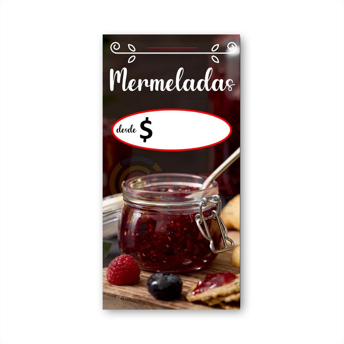 GENERICO - Pendón Publicitario colgante Mermelada M1 Precios