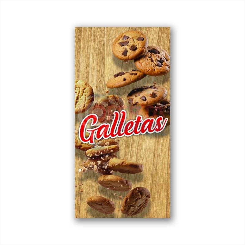 GENERICO - Pendón Publicitario colgante Galletas