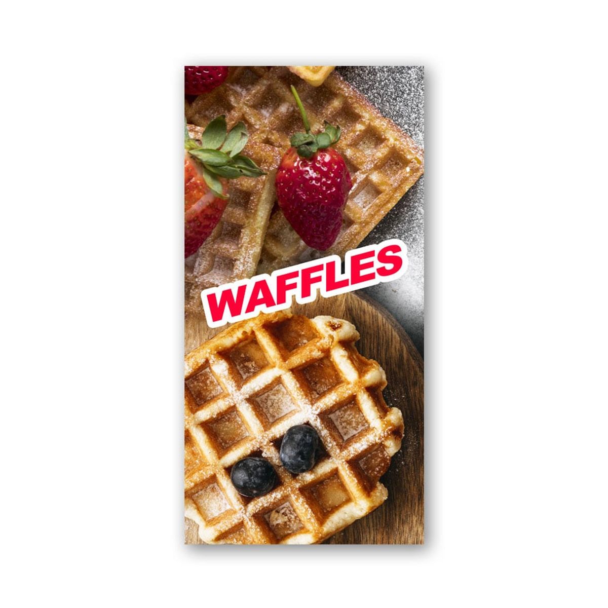 GENERICO - Pendón Publicitario colgante Waffles M1