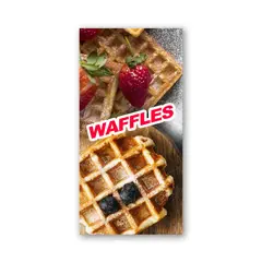 GENERICO - Pendón Publicitario colgante Waffles M1