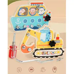 GENERICO - Juego De mini herramienta destornillador Niños Juguete Bote