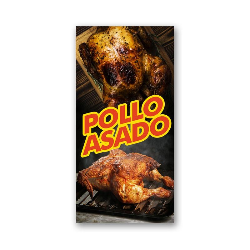 GENERICO - Pendón Publicitario colgante Pollo Asado M1