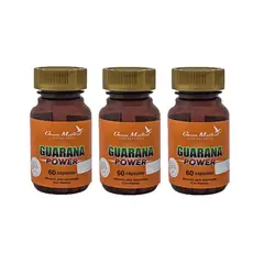 GREEN MEDICAL - Guarana Power Gm : 3 Frascos 180 Caps 3x60.