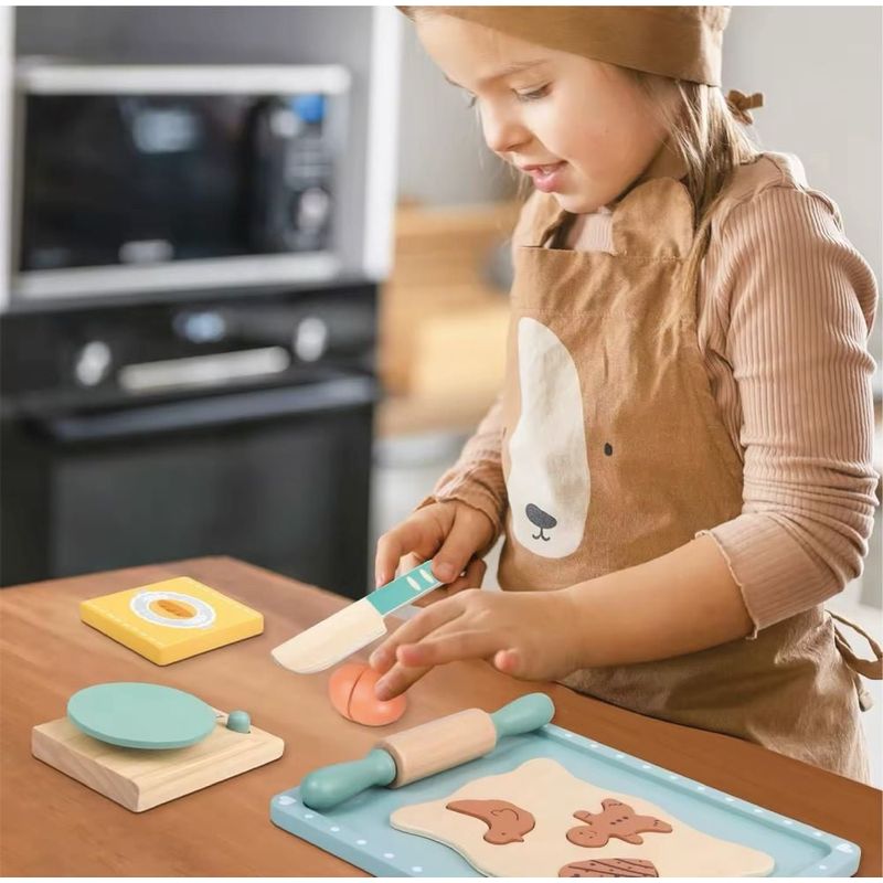 GENERICO - Set Para Hacer Galletas Con Niños Juguete Didáctico Madera