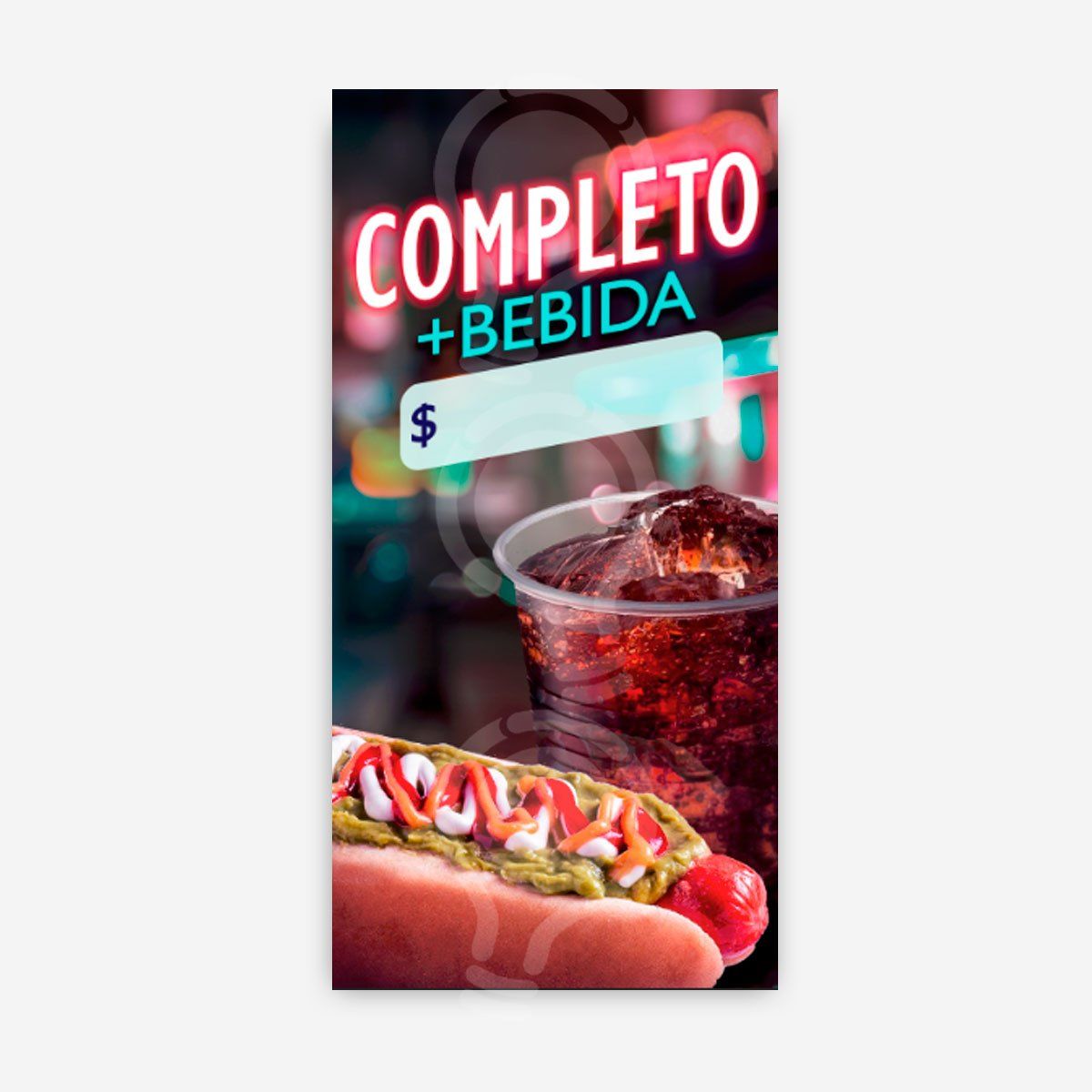 GENERICO - Pendón Publicitario colgante Completos M3