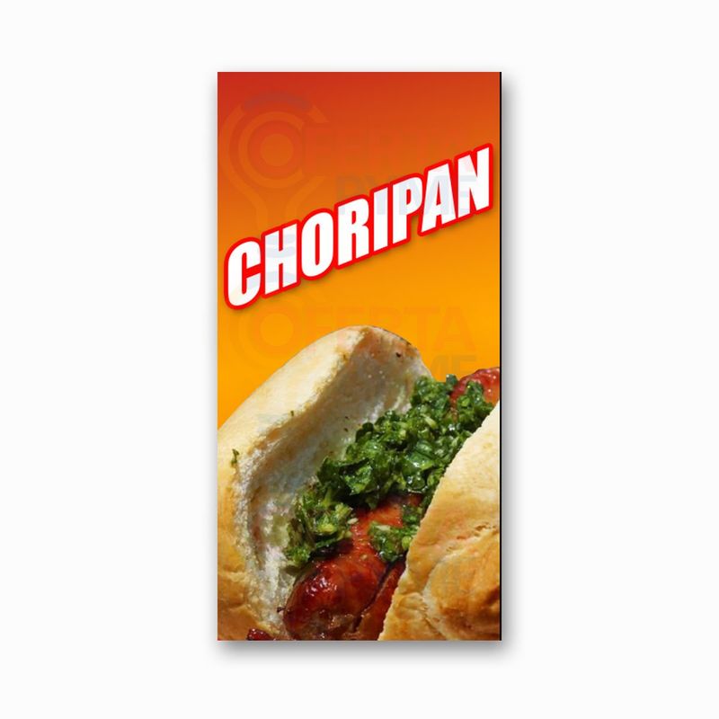 GENERICO - Pendón Publicitario colgante Choripan