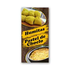 GENERICO - Pendón Publicitario colgante HumitasPastel de Choclo