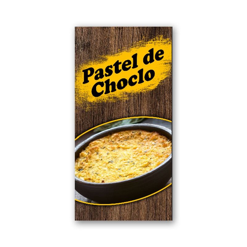 GENERICO - Pendón Publicitario colgante Pastel de Choclo M1