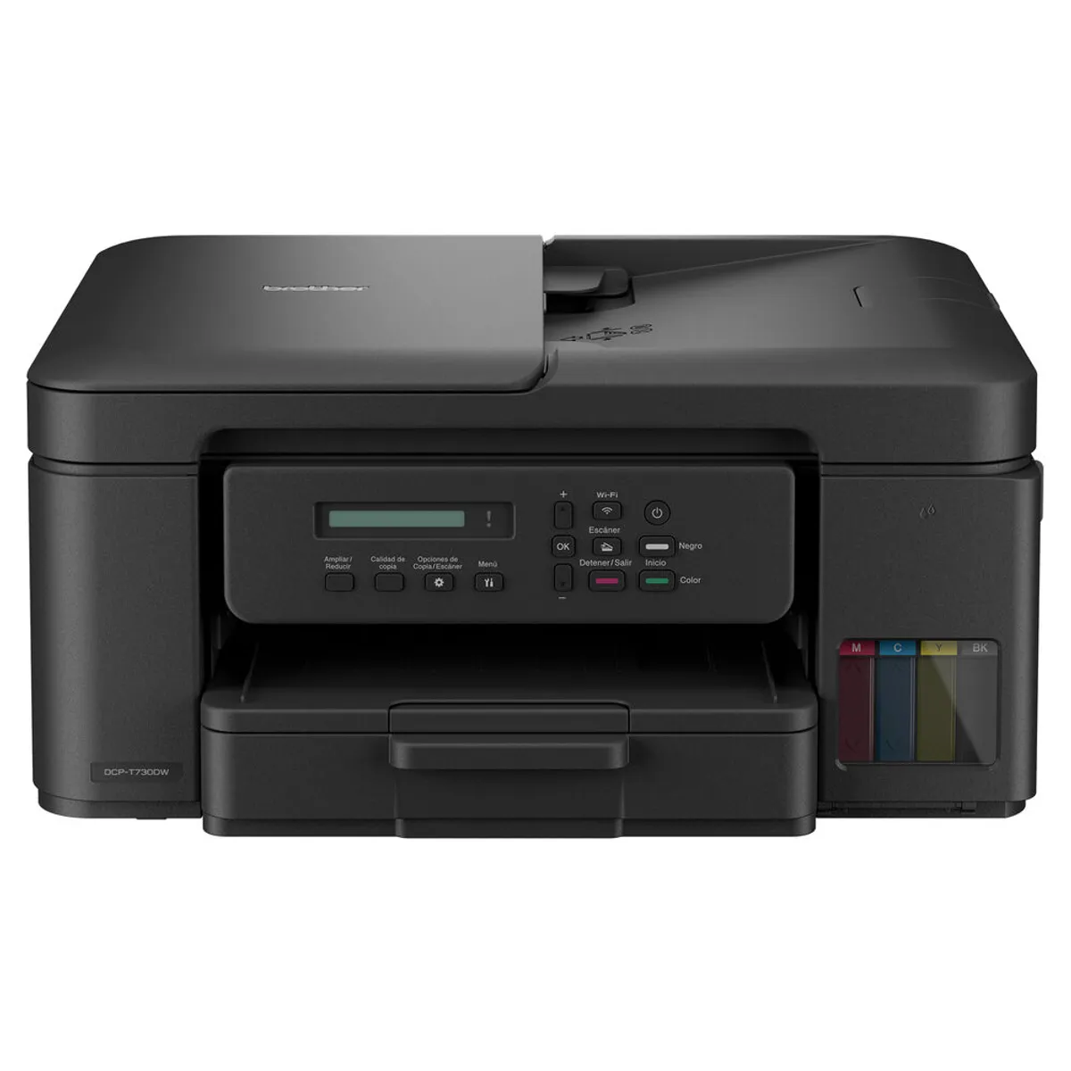 BROTHER - Impresora Multifuncional Brother Tank Tinta DCP-T730DW Wifi Duplex