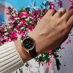 CASIO - RELOJ M ANALOGO CUERO LTP-V005GL-1B2
