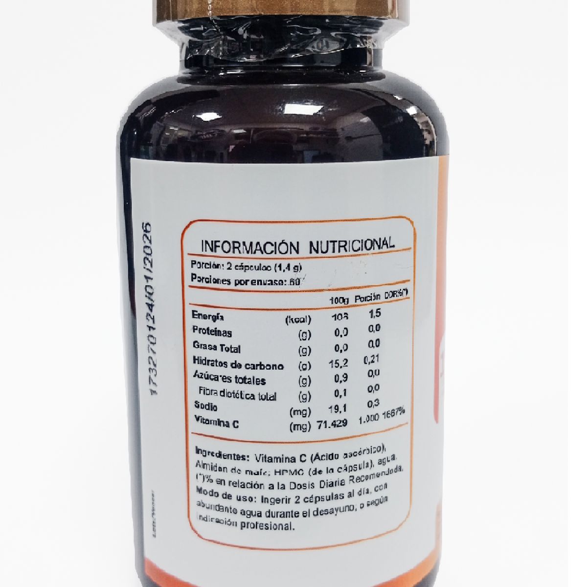 FNL - Vitamina C 500mg Fnl 3 Frascos 360 Capsulas 3x120 Caps