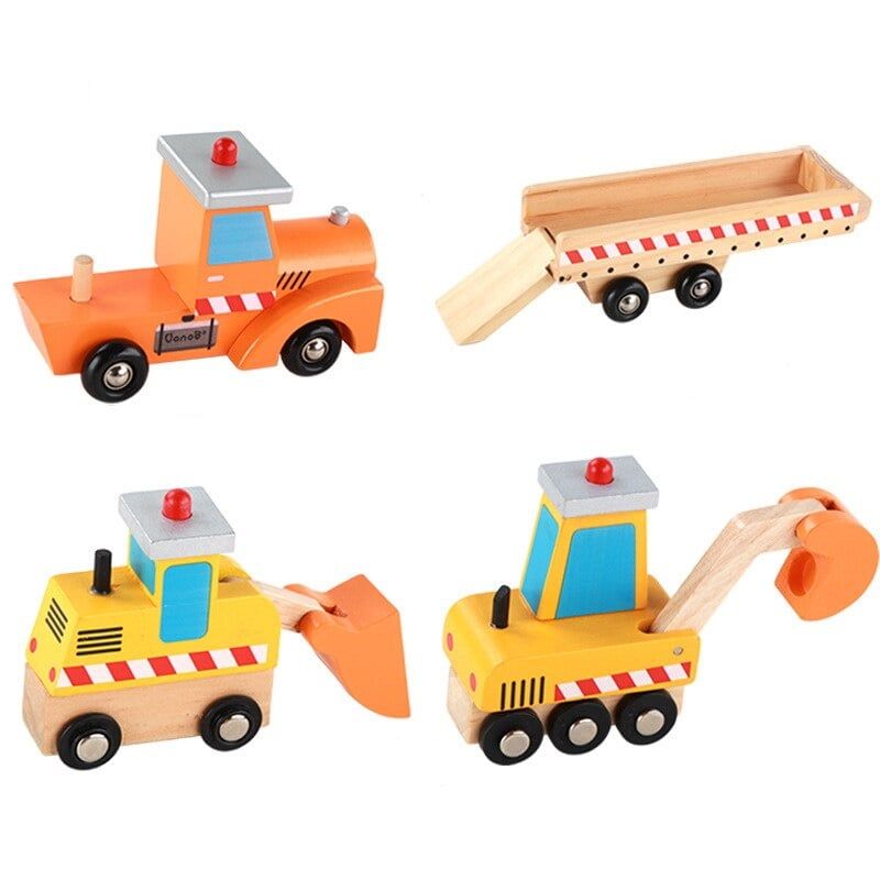 GENERICO - Set Camión De Construcción En Madera Hot Cod10001