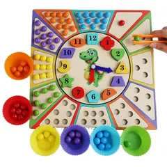 GENERICO - Juguete Didáctico Clasificación Reloj Montessori c10055