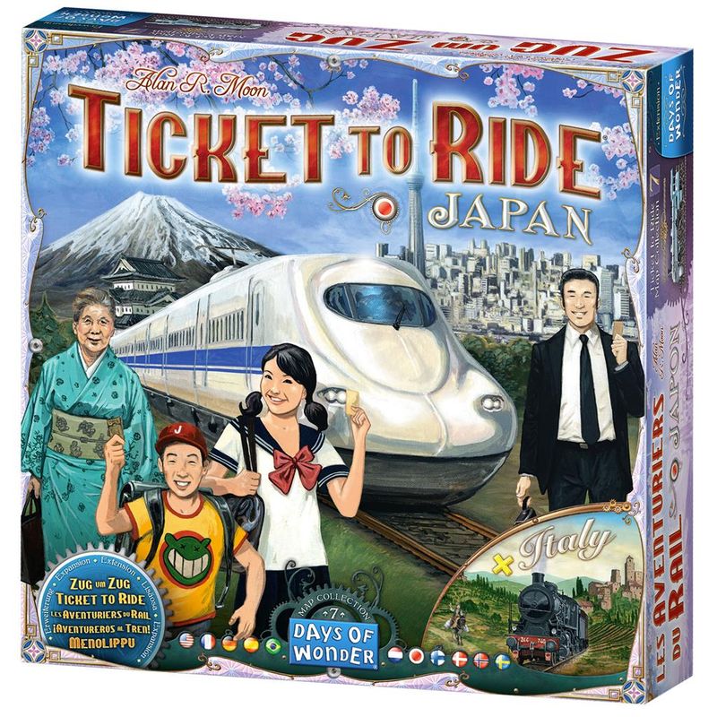 ASMODEE - ¡Aventureros al Tren! Expansión Japón - Italia