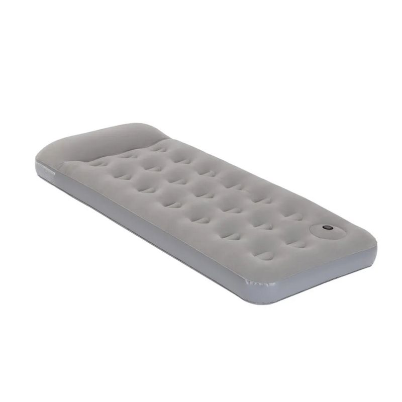 COLEMAN - Colchon Inflable Coleman Individual con Inflador Gris