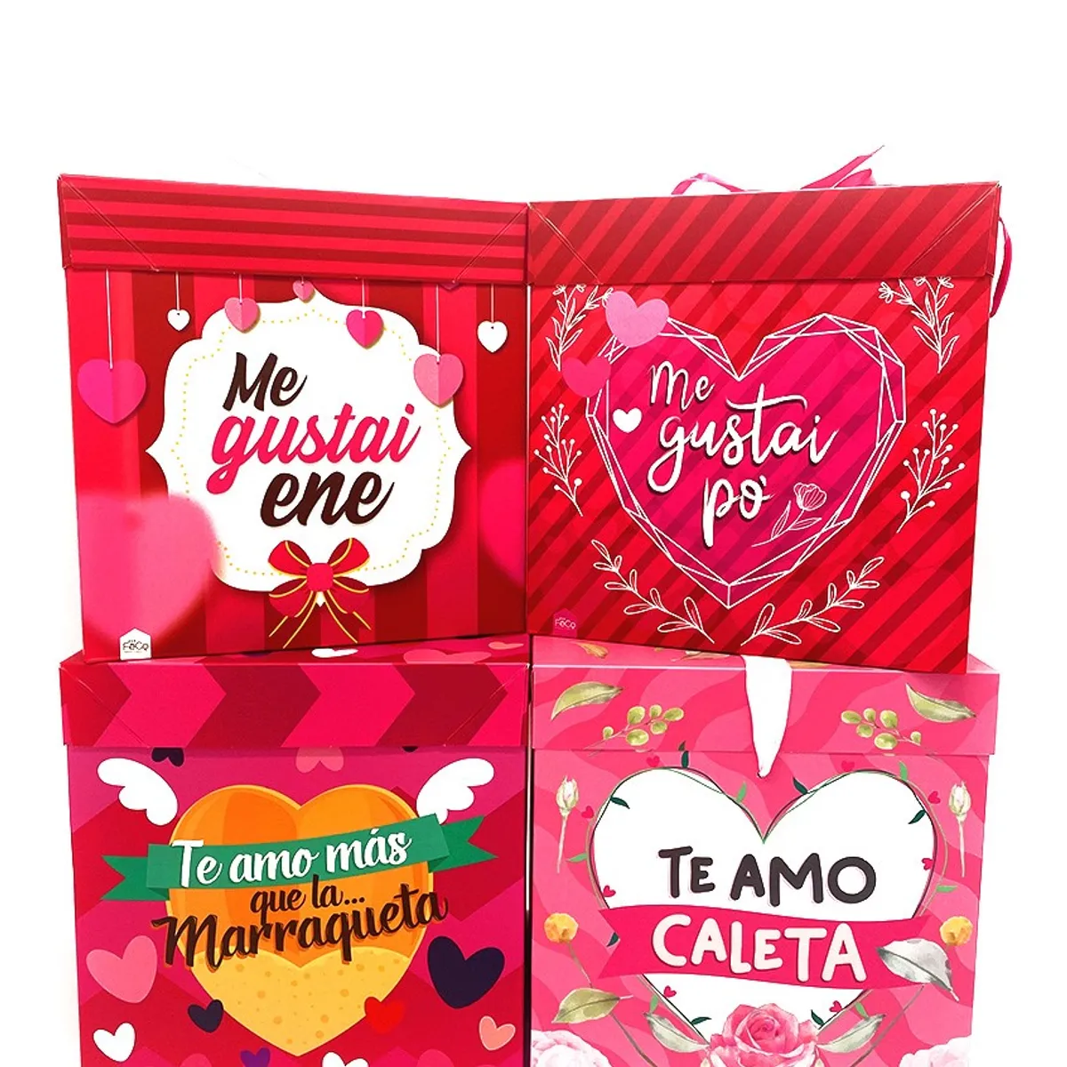 GENERICO - CAJA PLEGABLE CHICA AMOR CHILENSIS 10X10 X12 UNI