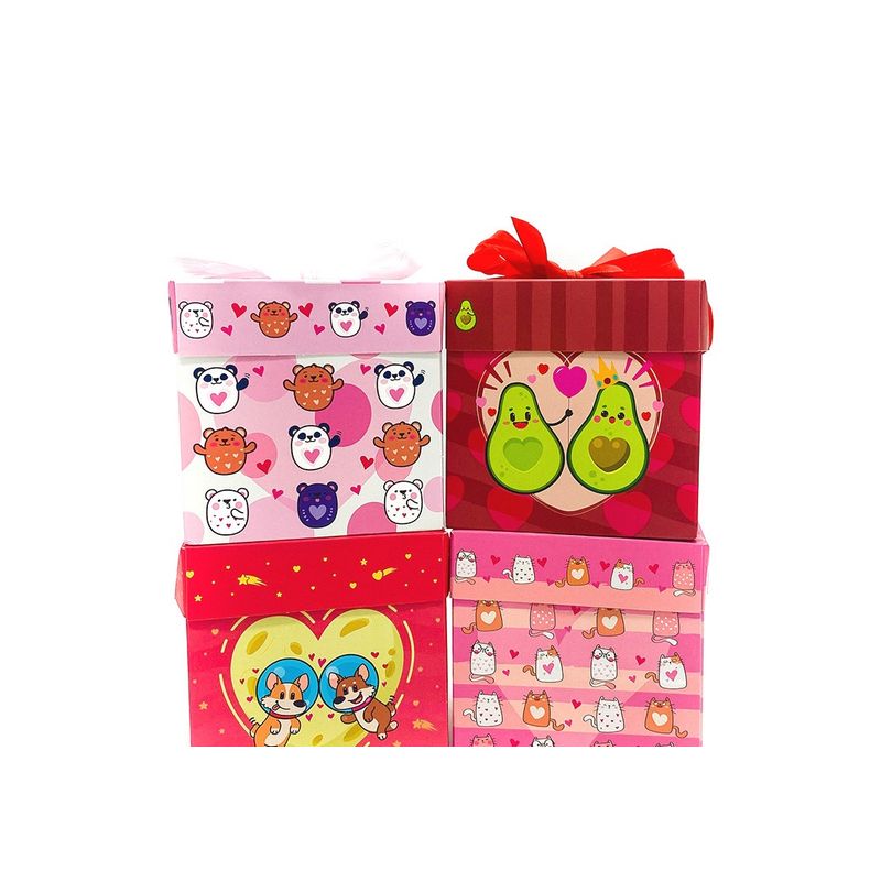GENERICO - CAJA PLEGABLE CHICA LOVE COMIC 10X0 X12 UNI